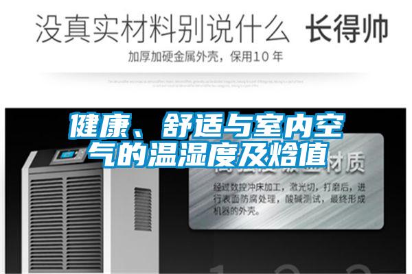 健康、舒適與室內空氣的溫濕度及焓值