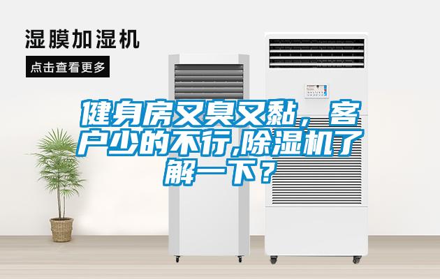 健身房又臭又黏，客戶(hù)少的不行,除濕機了解一下？