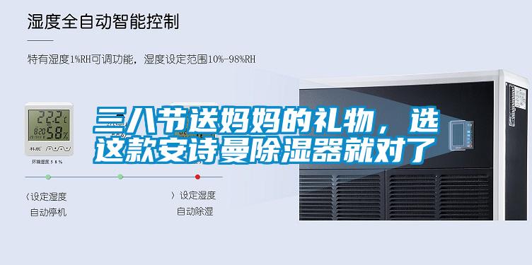 三八節送媽媽的禮物，選這款安詩(shī)曼除濕器就對了