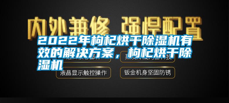 2022年枸杞烘干除濕機有效的解決方案，枸杞烘干除濕機