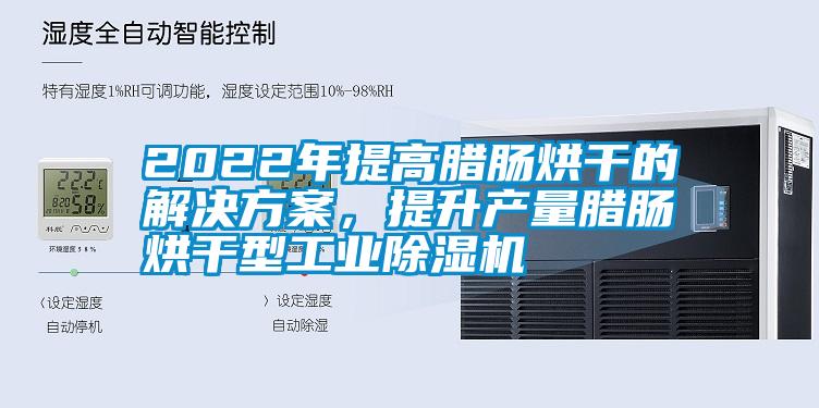 2022年提高臘腸烘干的解決方案，提升產(chǎn)量臘腸烘干型工業(yè)除濕機