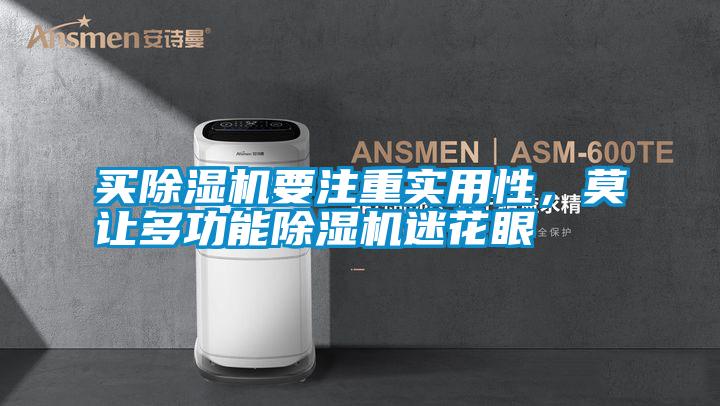 買(mǎi)除濕機要注重實(shí)用性，莫讓多功能除濕機迷花眼