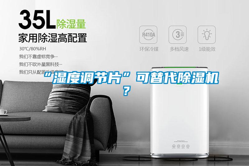 “濕度調節片”可替代除濕機？