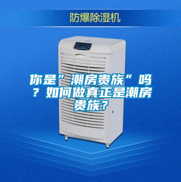 你是”潮房貴族”嗎？如何做真正是潮房貴族？
