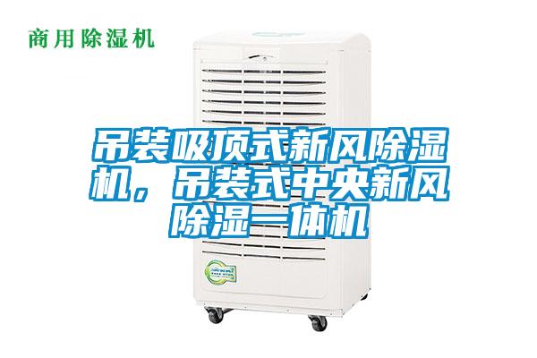 吊裝吸頂式新風(fēng)除濕機，吊裝式中央新風(fēng)除濕一體機