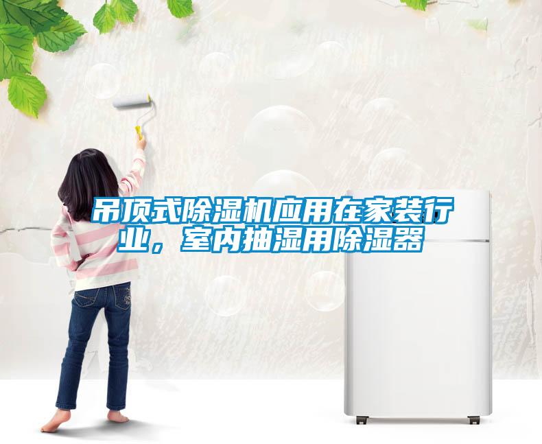 吊頂式除濕機應用在家裝行業(yè)，室內抽濕用除濕器