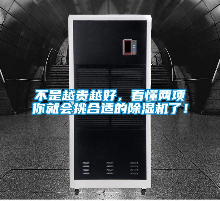 不是越貴越好，看懂兩項你就會(huì )挑合適的除濕機了！