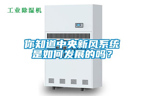 你知道中央新風(fēng)系統是如何發(fā)展的嗎？