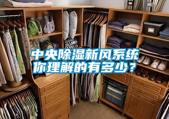 中央除濕新風(fēng)系統你理解的有多少？