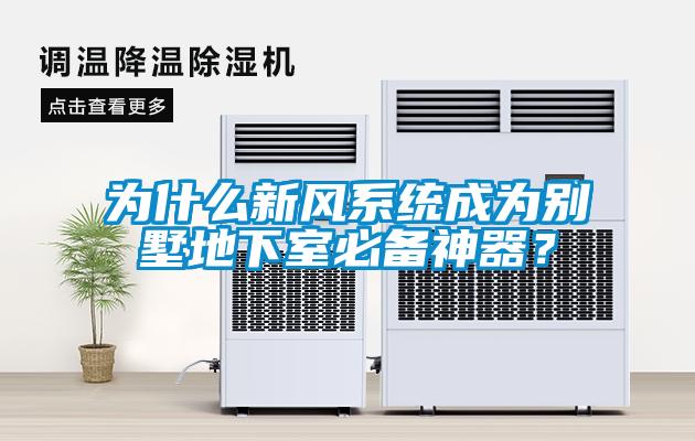 為什么新風(fēng)系統成為別墅地下室必備神器？