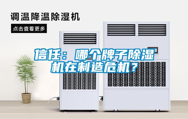 信任：哪個(gè)牌子除濕機在制造危機？