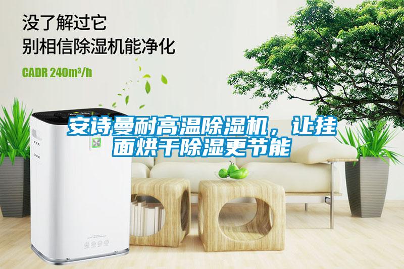 安詩(shī)曼耐高溫除濕機，讓掛面烘干除濕更節能