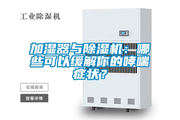 加濕器與除濕機：哪些可以緩解你的哮喘癥狀？