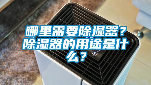 哪里需要除濕器？除濕器的用途是什么？