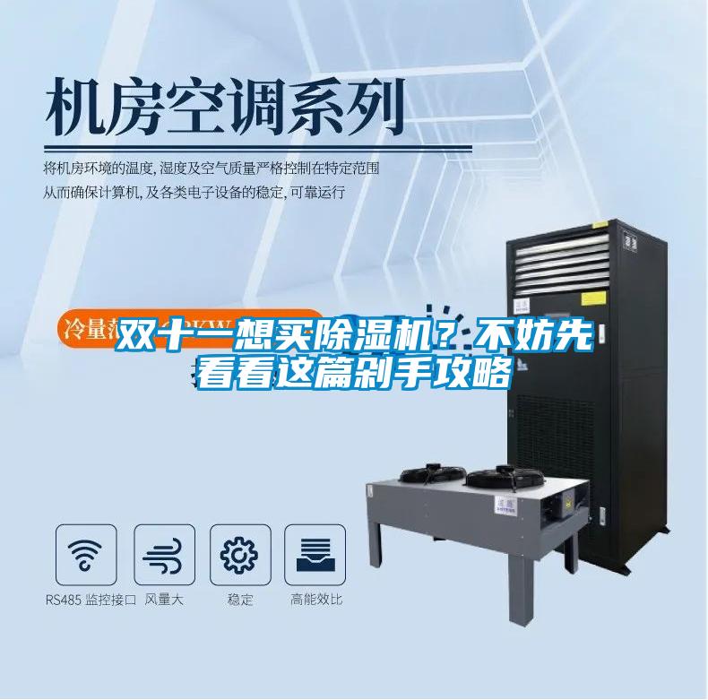 雙十一想買(mǎi)除濕機？不妨先看看這篇剁手攻略