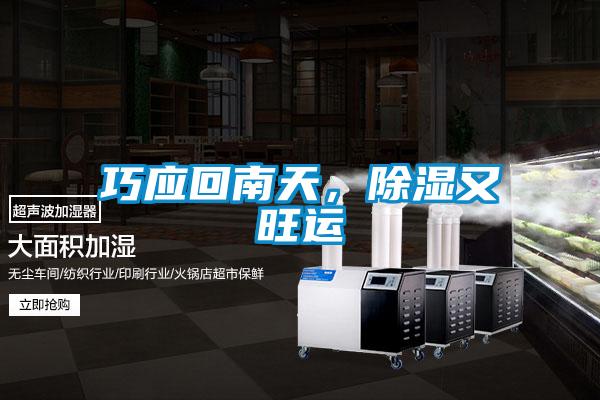 巧應回南天，除濕又旺運