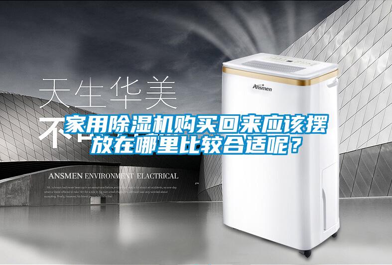 家用除濕機購買(mǎi)回來(lái)應該擺放在哪里比較合適呢？