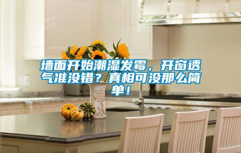 墻面開(kāi)始潮濕發(fā)霉，開(kāi)窗透氣準沒(méi)錯？真相可沒(méi)那么簡(jiǎn)單！