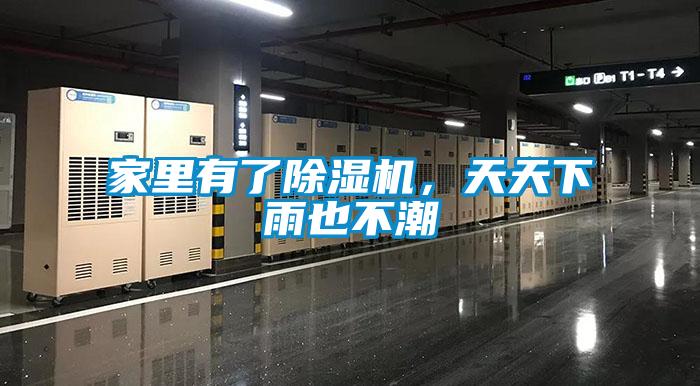 家里有了除濕機，天天下雨也不潮