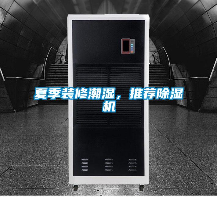 夏季裝修潮濕，推薦除濕機