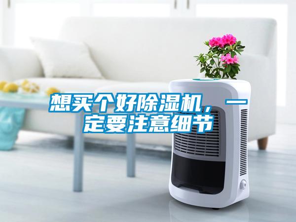 想買(mǎi)個(gè)好除濕機，一定要注意細節