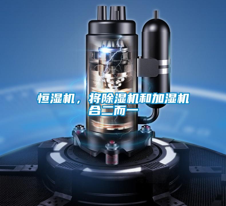 恒濕機，將除濕機和加濕機合二而一