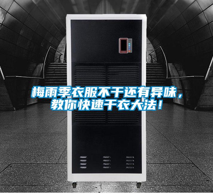梅雨季衣服不干還有異味，教你快速干衣大法！