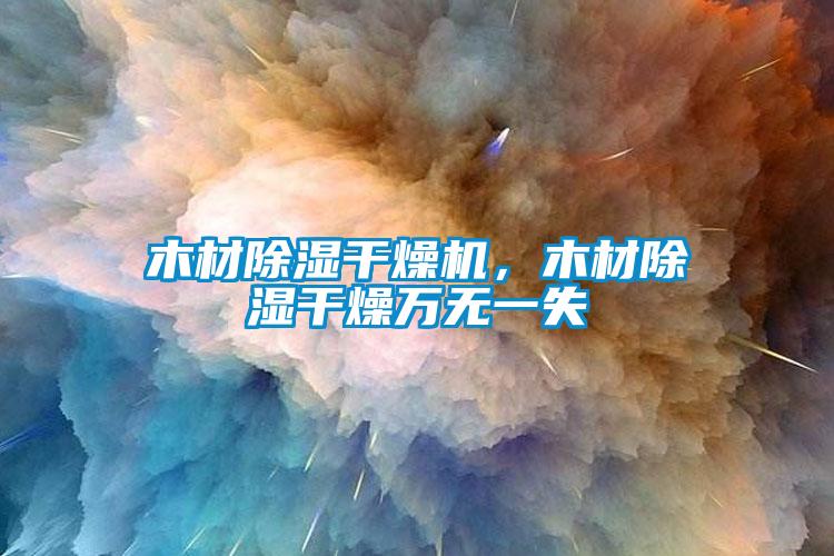 木材除濕干燥機，木材除濕干燥萬(wàn)無(wú)一失