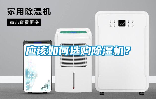 應該如何選購除濕機？
