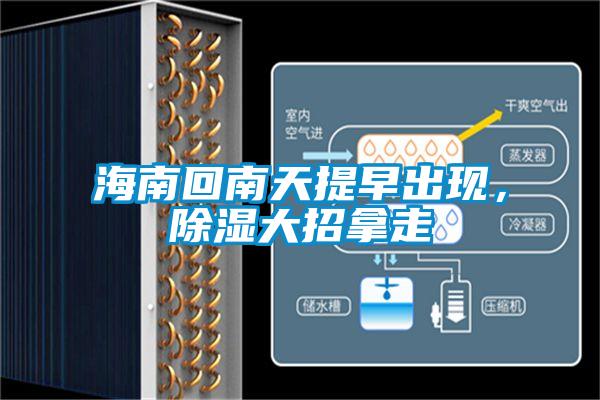 海南回南天提早出現，除濕大招拿走