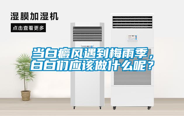 當白癜風(fēng)遇到梅雨季，白白們應該做什么呢？