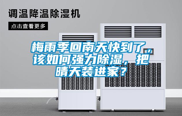 梅雨季回南天快到了，該如何強力除濕，把晴天裝進(jìn)家？