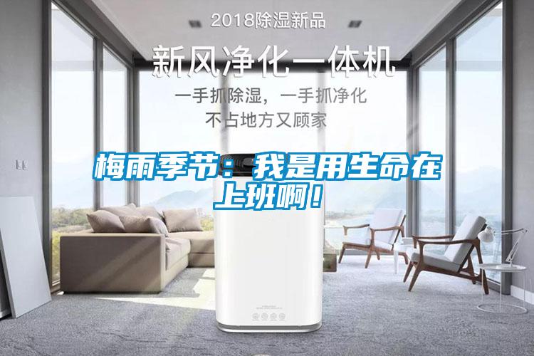 梅雨季節：我是用生命在上班??！