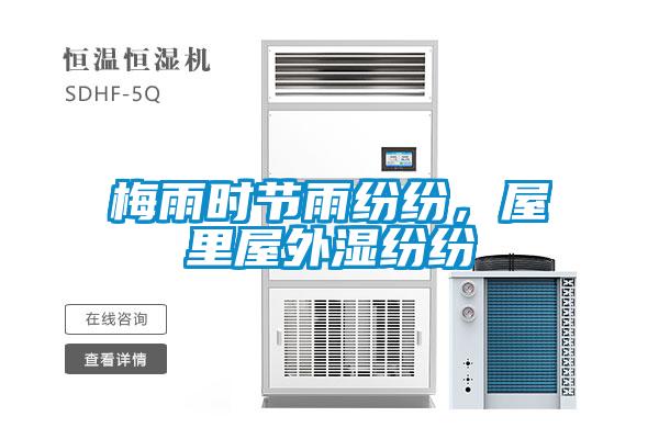 梅雨時(shí)節雨紛紛，屋里屋外濕紛紛