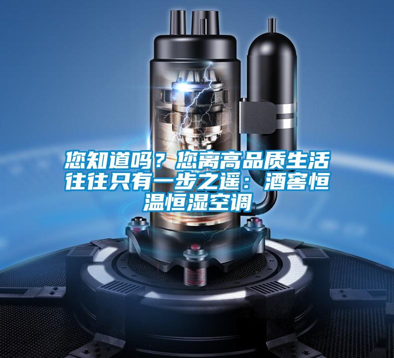 您知道嗎？您離高品質(zhì)生活往往只有一步之遙：酒窖恒溫恒濕空調