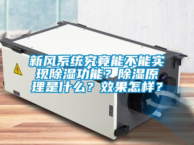 新風(fēng)系統究竟能不能實(shí)現除濕功能？除濕原理是什么？效果怎樣？