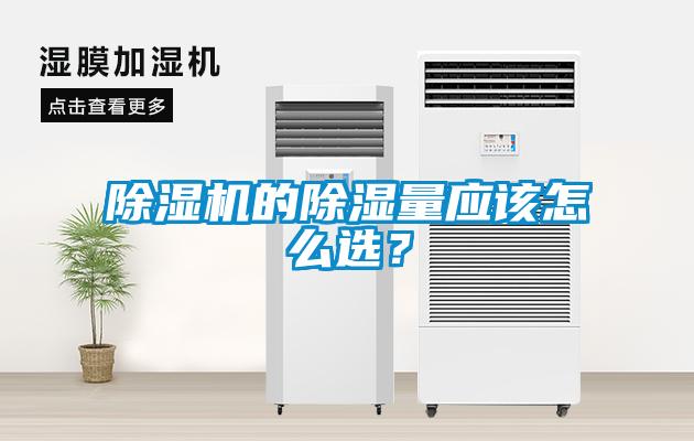 除濕機的除濕量應該怎么選？