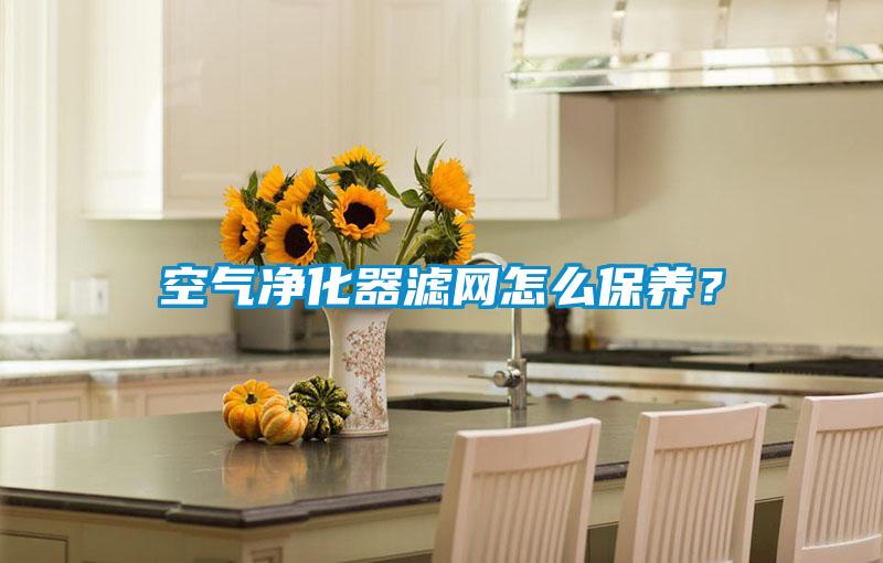 空氣凈化器濾網(wǎng)怎么保養？