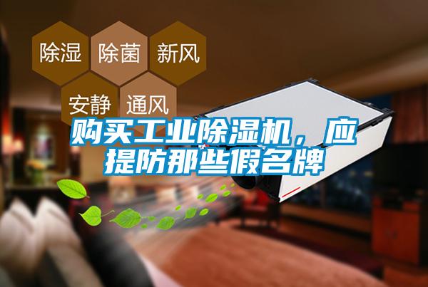 購買(mǎi)工業(yè)除濕機，應提防那些假名牌