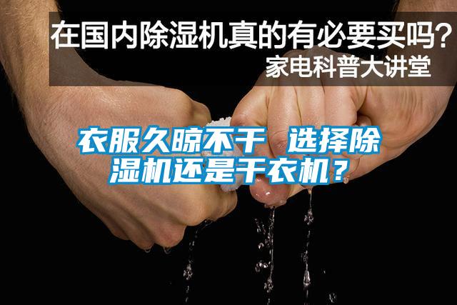 衣服久晾不干 選擇除濕機還是干衣機？