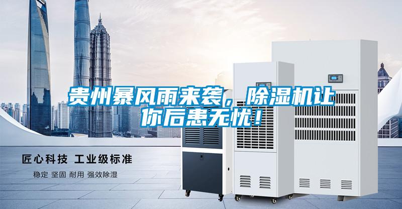 貴州暴風(fēng)雨來(lái)襲，除濕機讓你后患無(wú)憂(yōu)！