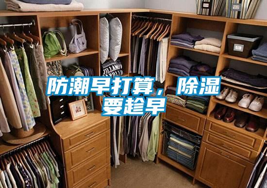 防潮早打算，除濕要趁早
