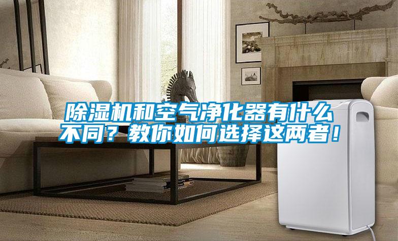 除濕機和空氣凈化器有什么不同？教你如何選擇這兩者！