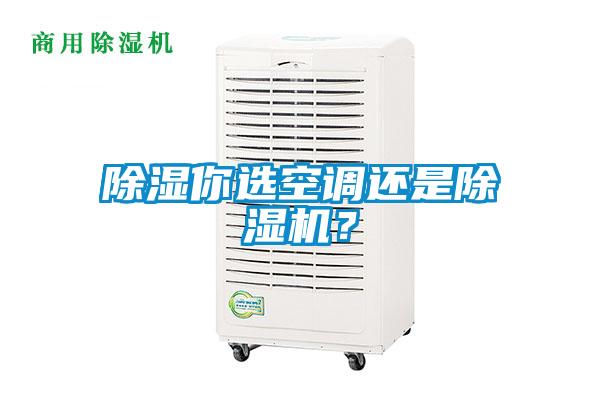除濕你選空調還是除濕機？