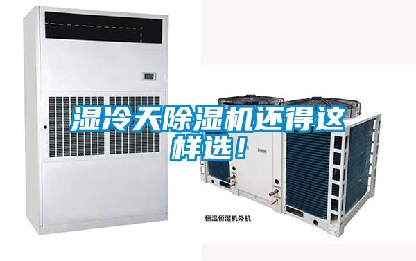 濕冷天除濕機還得這樣選！