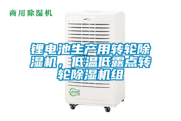 鋰電池生產(chǎn)用轉輪除濕機，低溫低露點(diǎn)轉輪除濕機組