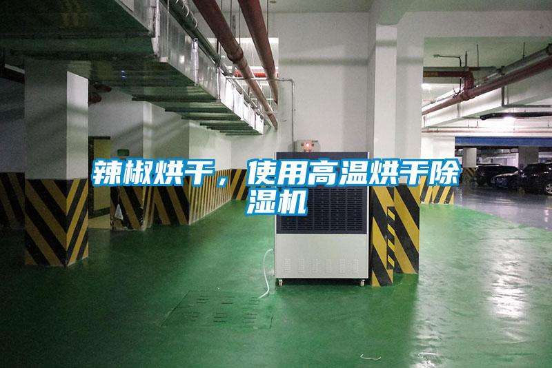 辣椒烘干，使用高溫烘干除濕機