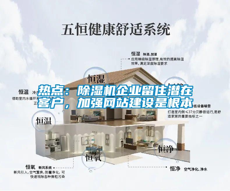 熱點(diǎn)：除濕機企業(yè)留住潛在客戶(hù)，加強網(wǎng)站建設是根本