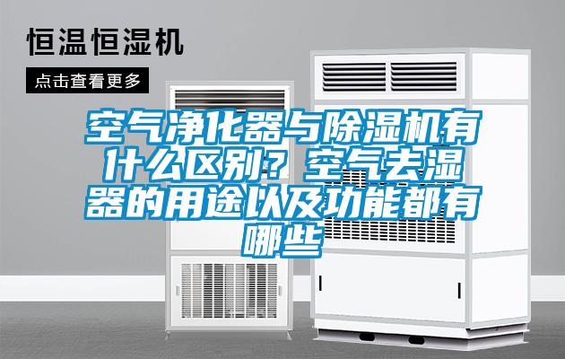 空氣凈化器與除濕機有什么區別？空氣去濕器的用途以及功能都有哪些