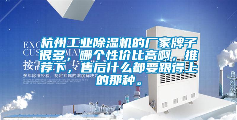 杭州工業(yè)除濕機的廠(chǎng)家牌子很多，哪個(gè)性?xún)r(jià)比高啊，推薦下，售后什么都要跟得上的那種。